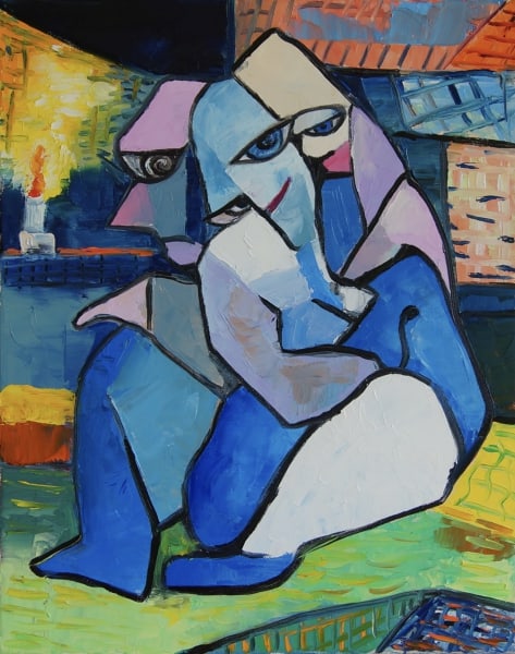 The Lovers in candlelight by Ta Thimkaeo