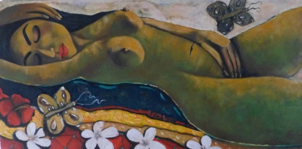 Tahitian lady by Ta Thimkaeo
