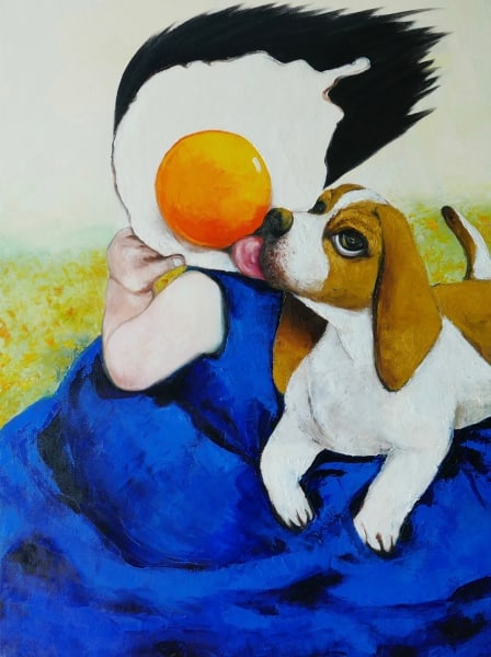 Egg girl puppy love by Ta Thimkaeo