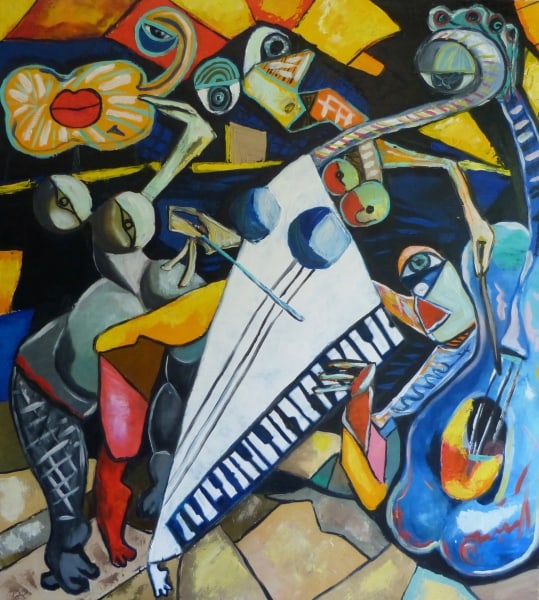 The jazz players by Ta Thimkaeo
