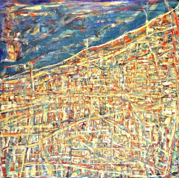 Travel Embodiments N19: Lisbon From Above by Silvana LaCreta Ravena