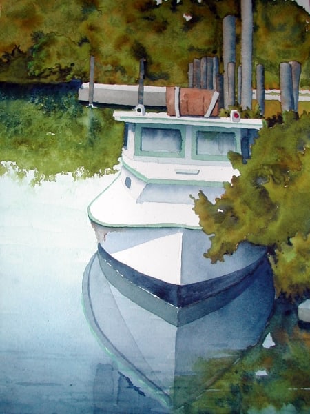 work boat (bayou la batre) by sherman barnes