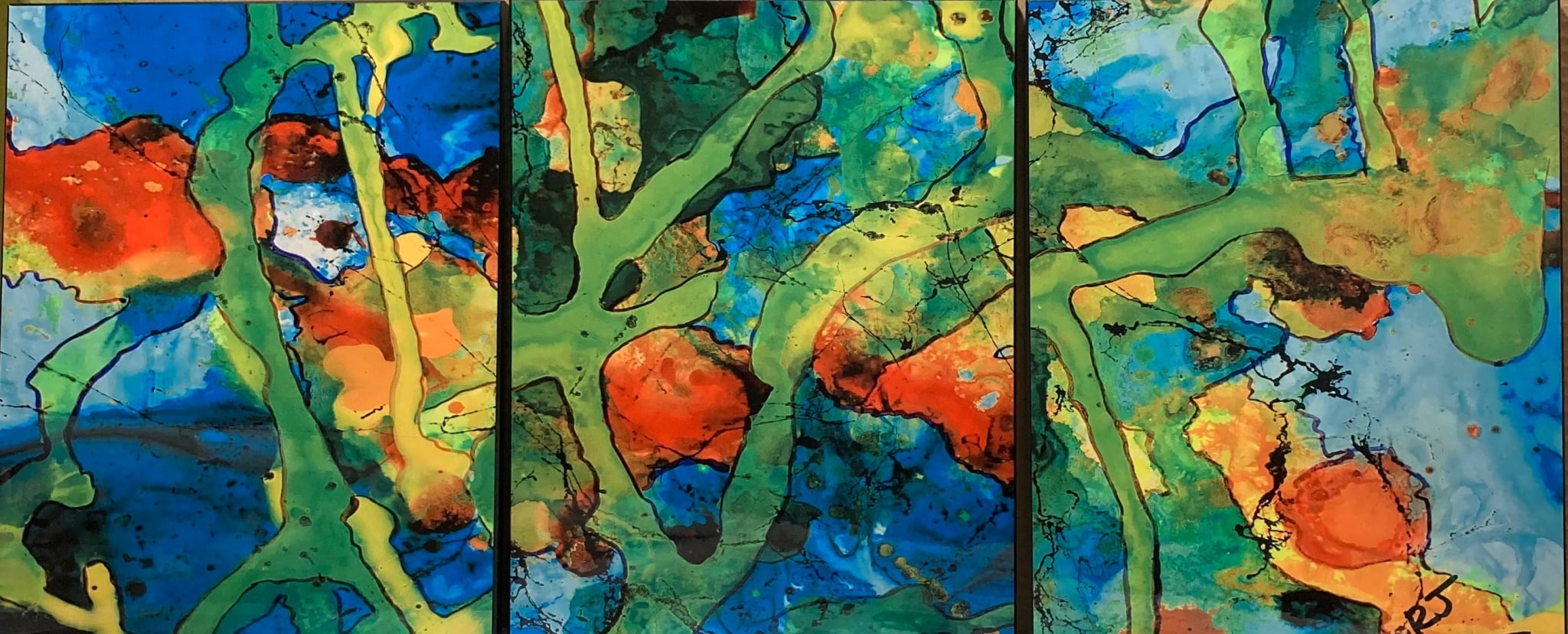 Sweet Dreams II - triptych by Rudite Jaunarajs