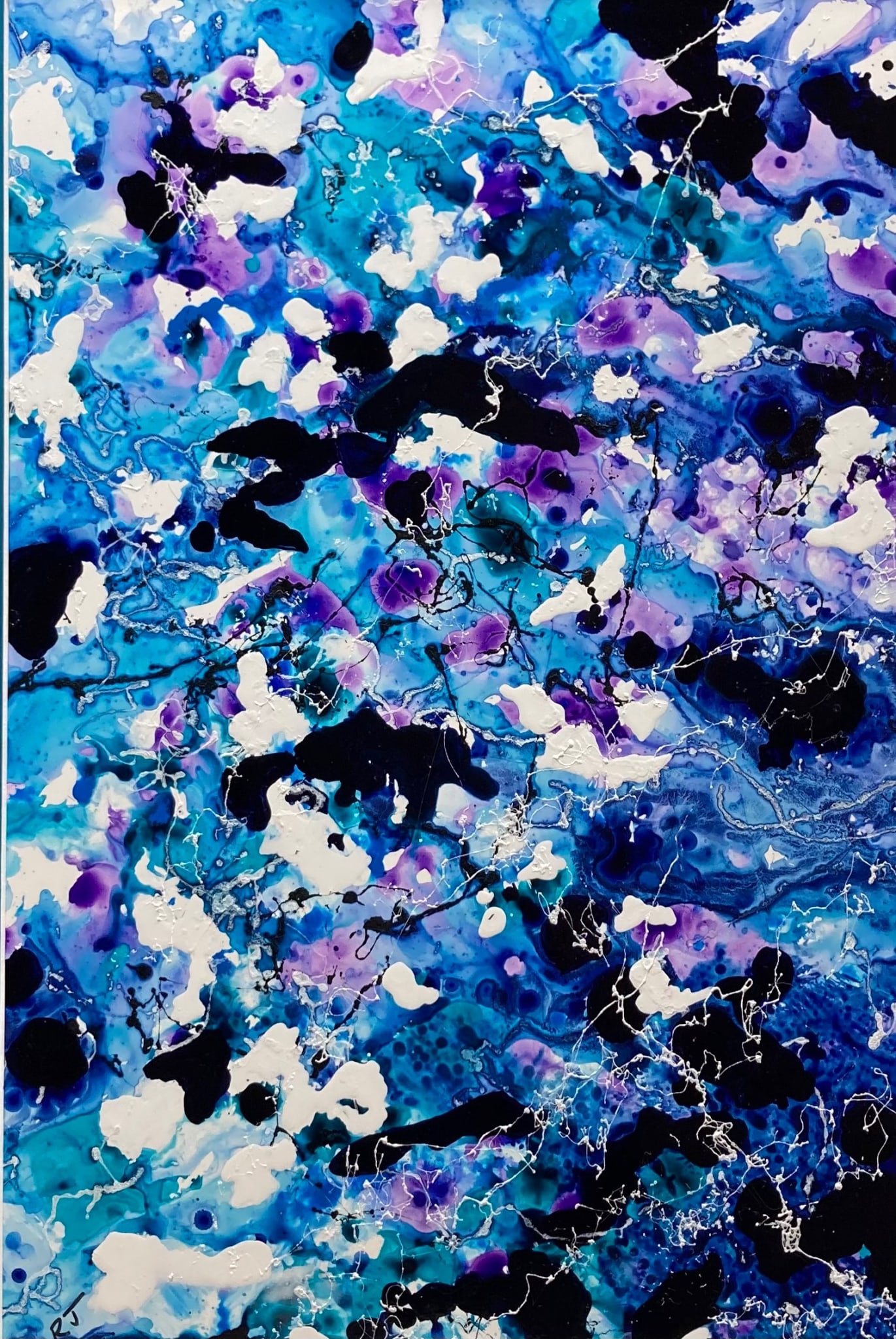 Paradise In Blue I by Rudite Jaunarajs