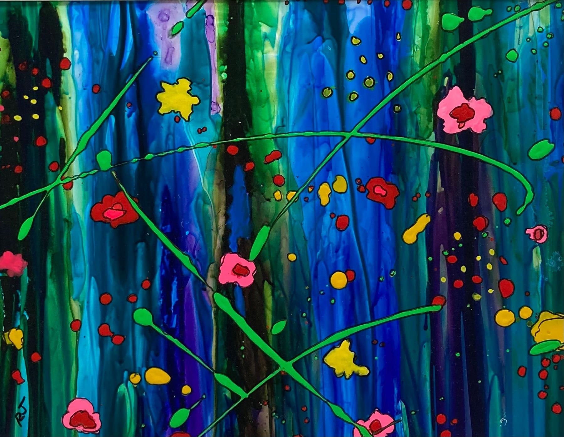 Blue Meadow III by Rudite Jaunarajs