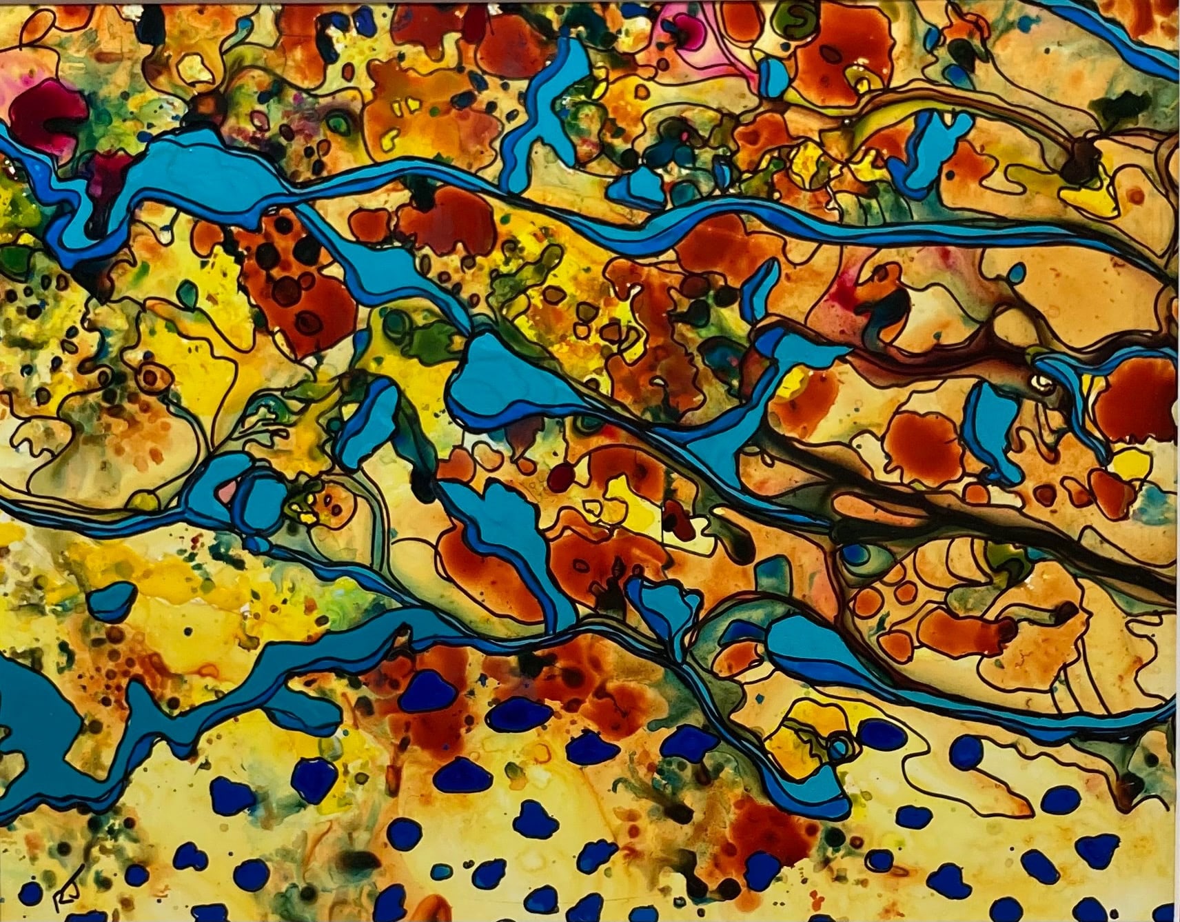 Flowing Along I by Rudite Jaunarajs