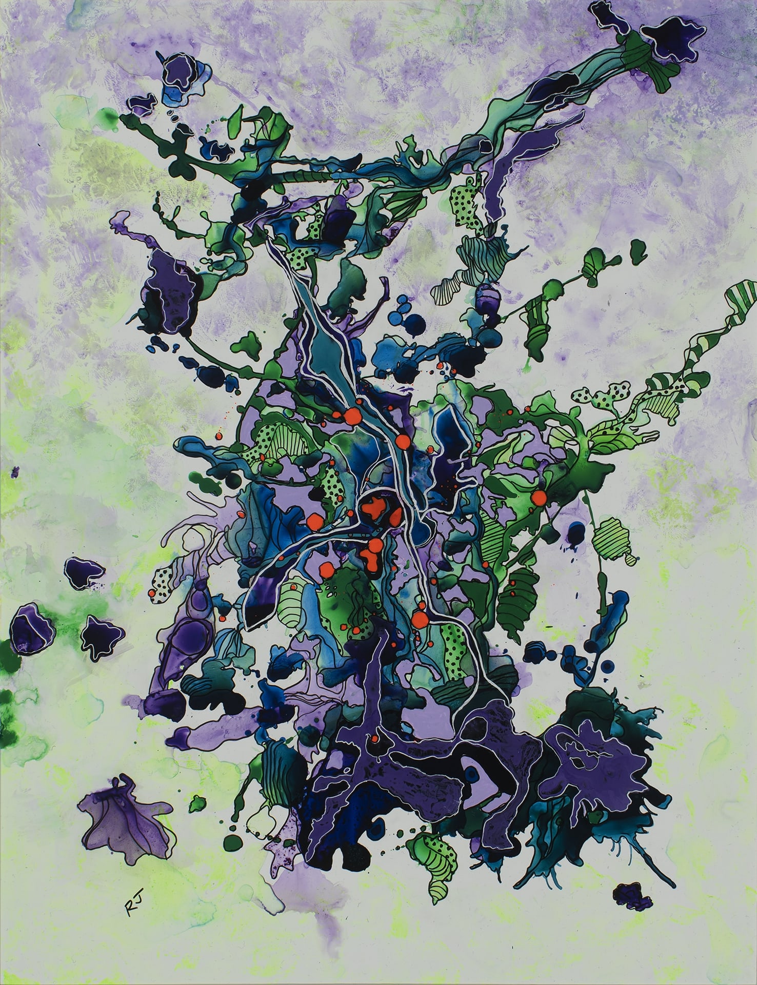 Dancing With Purple by Rudite Jaunarajs