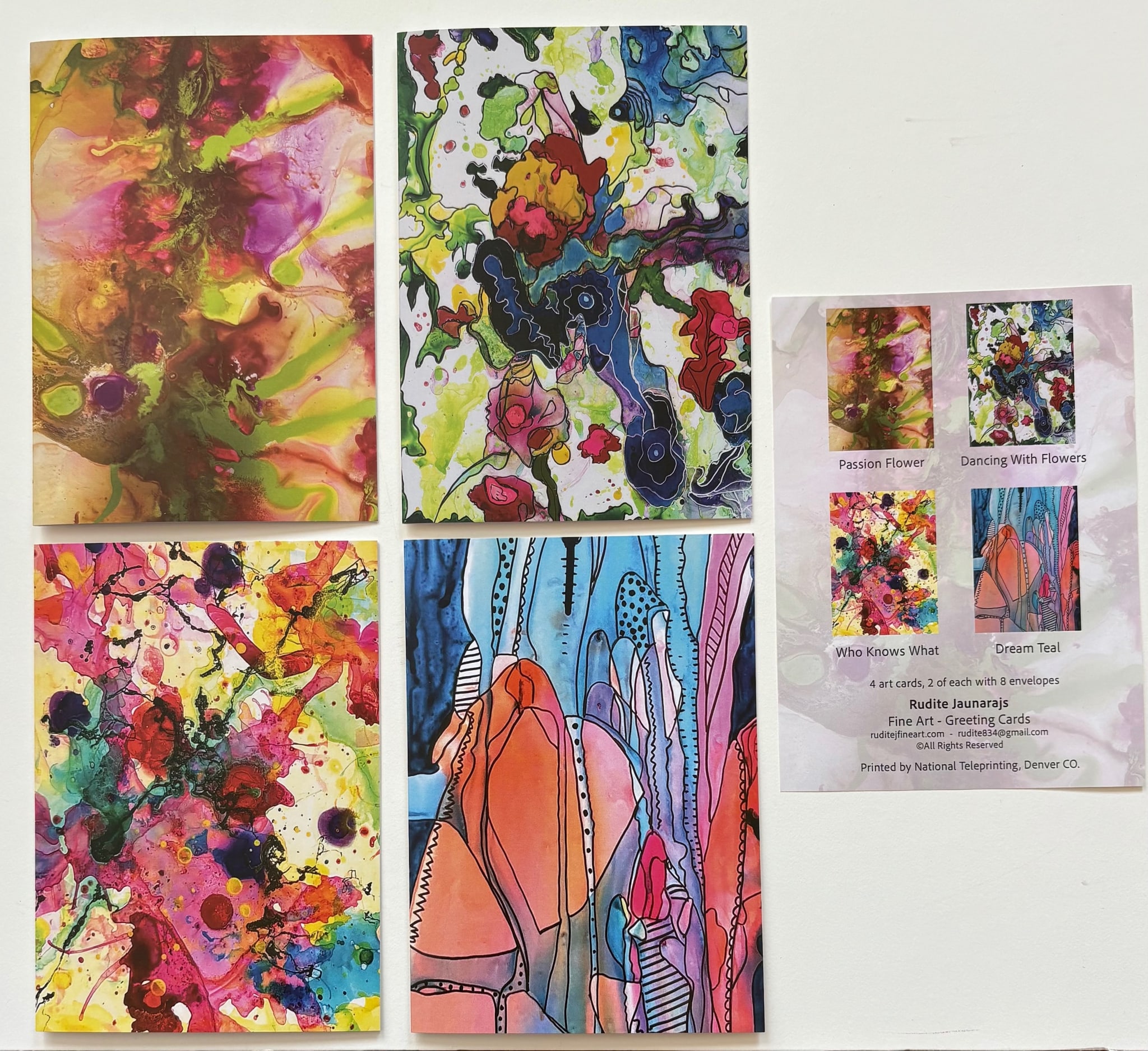 Boxed Greeting Cards - set 14 by Rudite Jaunarajs