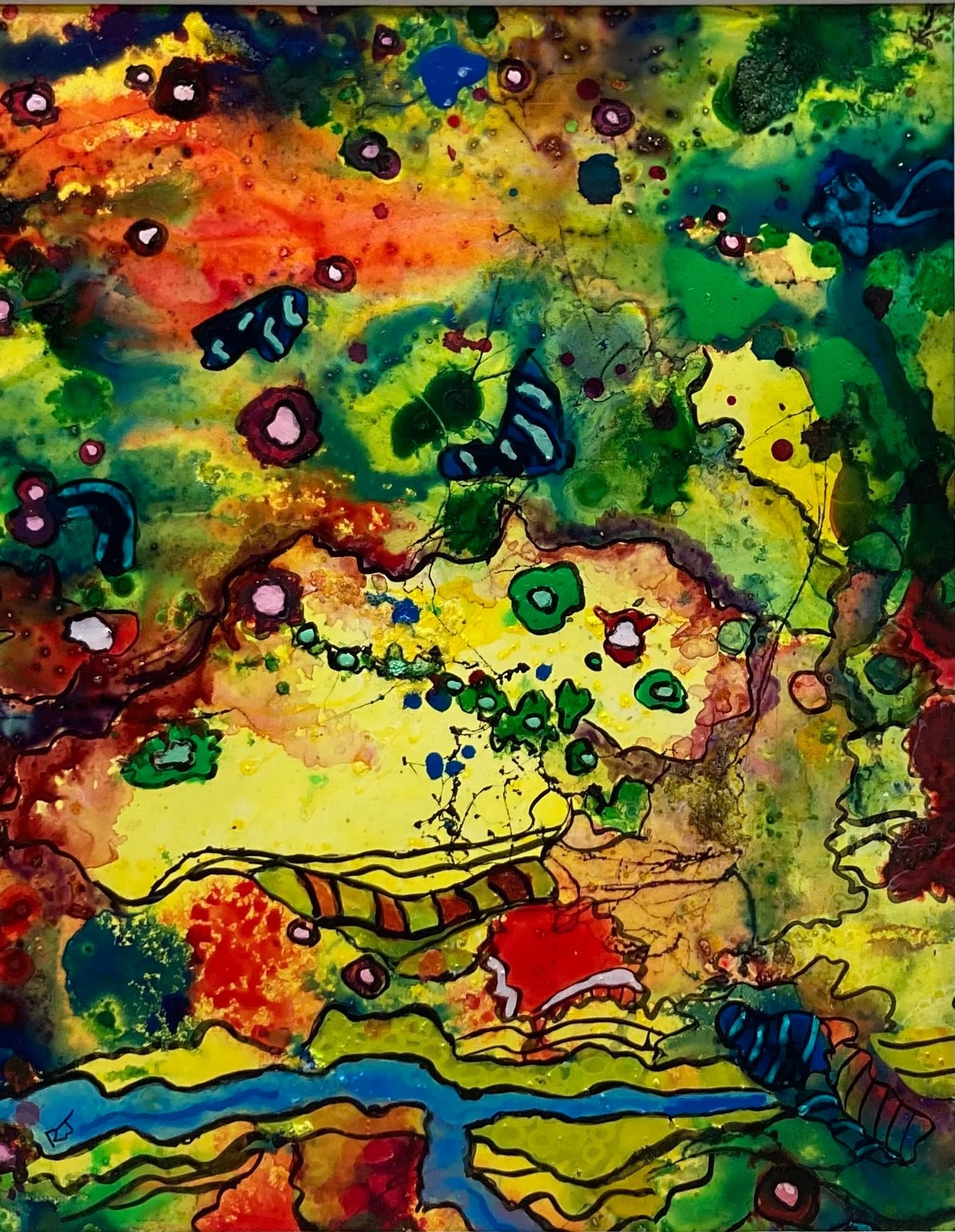 Confetti Trail II by Rudite Jaunarajs