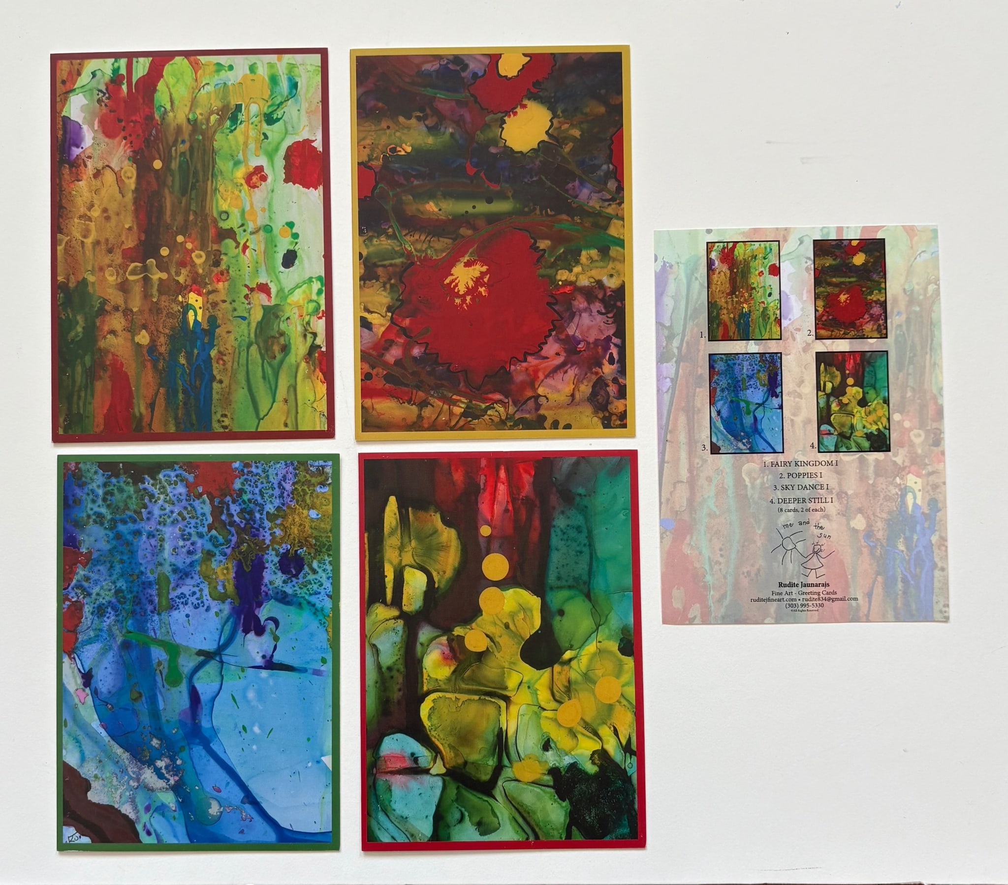 Boxed Greeting Cards - set 15 by Rudite Jaunarajs