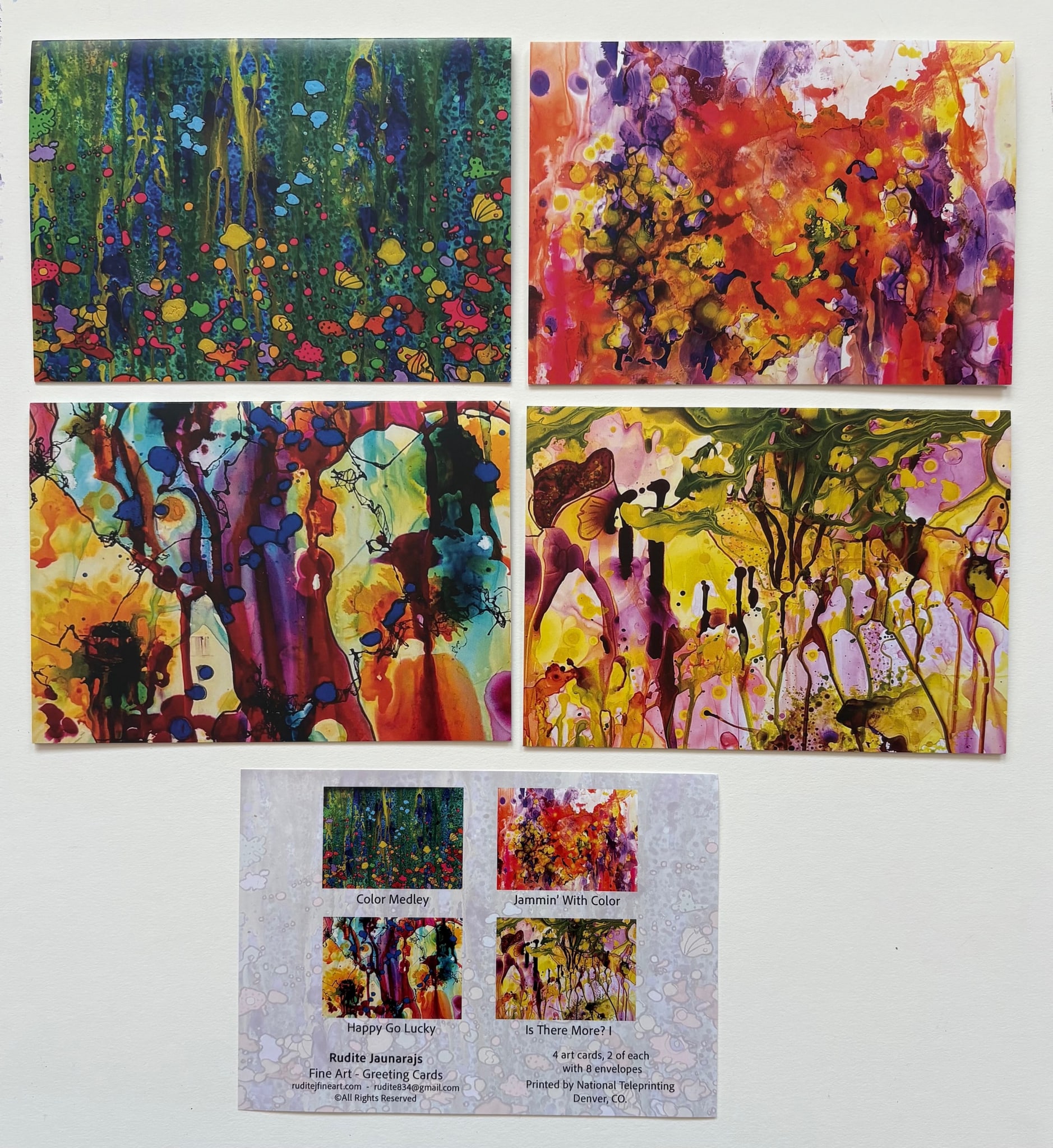 Boxed Greeting Cards - set 13 by Rudite Jaunarajs