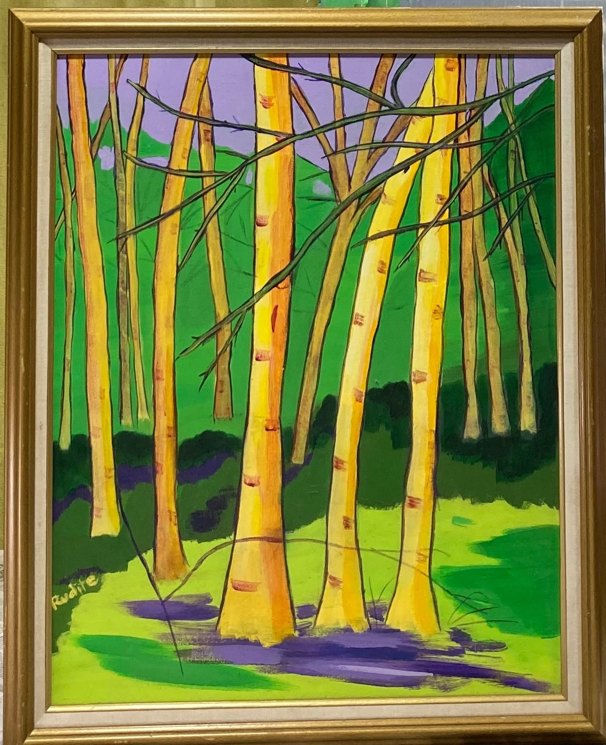 Yellow Grove by Rudite Jaunarajs