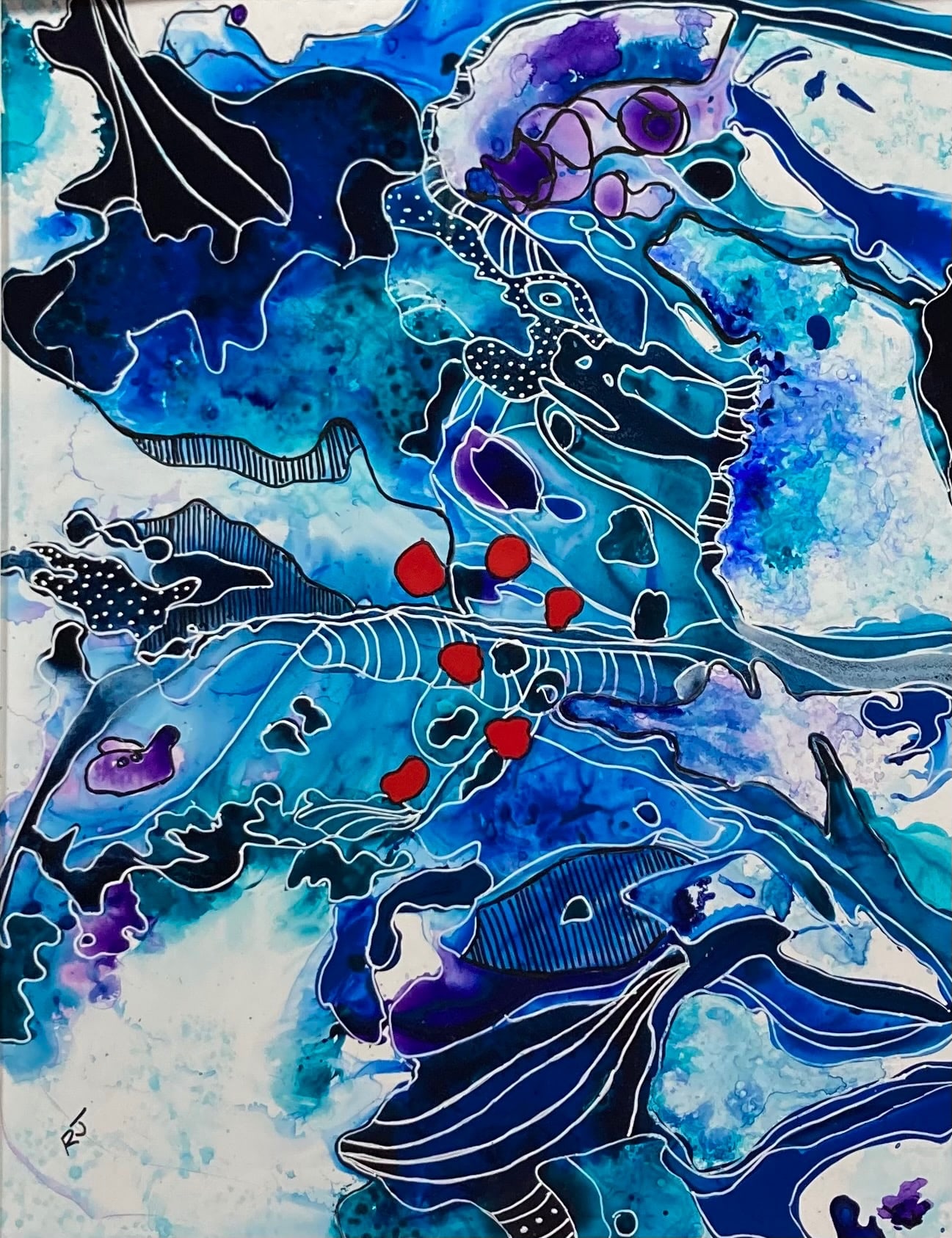 Joyful Blues II by Rudite Jaunarajs