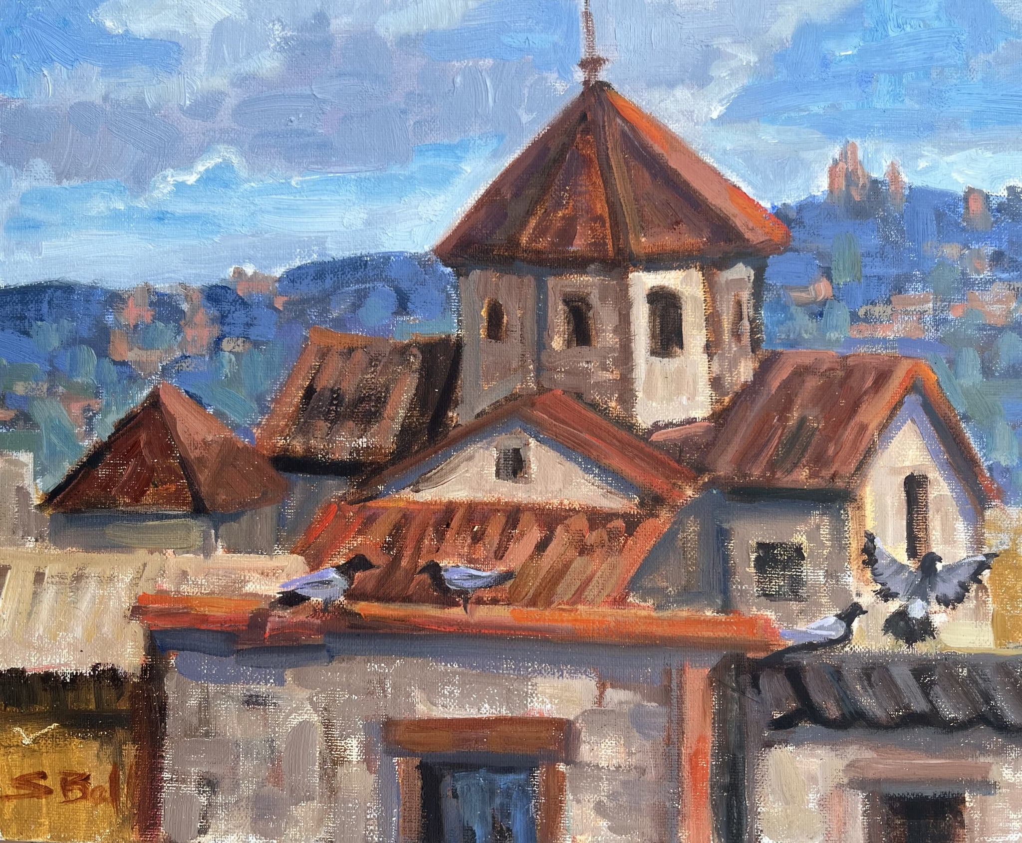 BarcelonaSkyline by Susan Bell