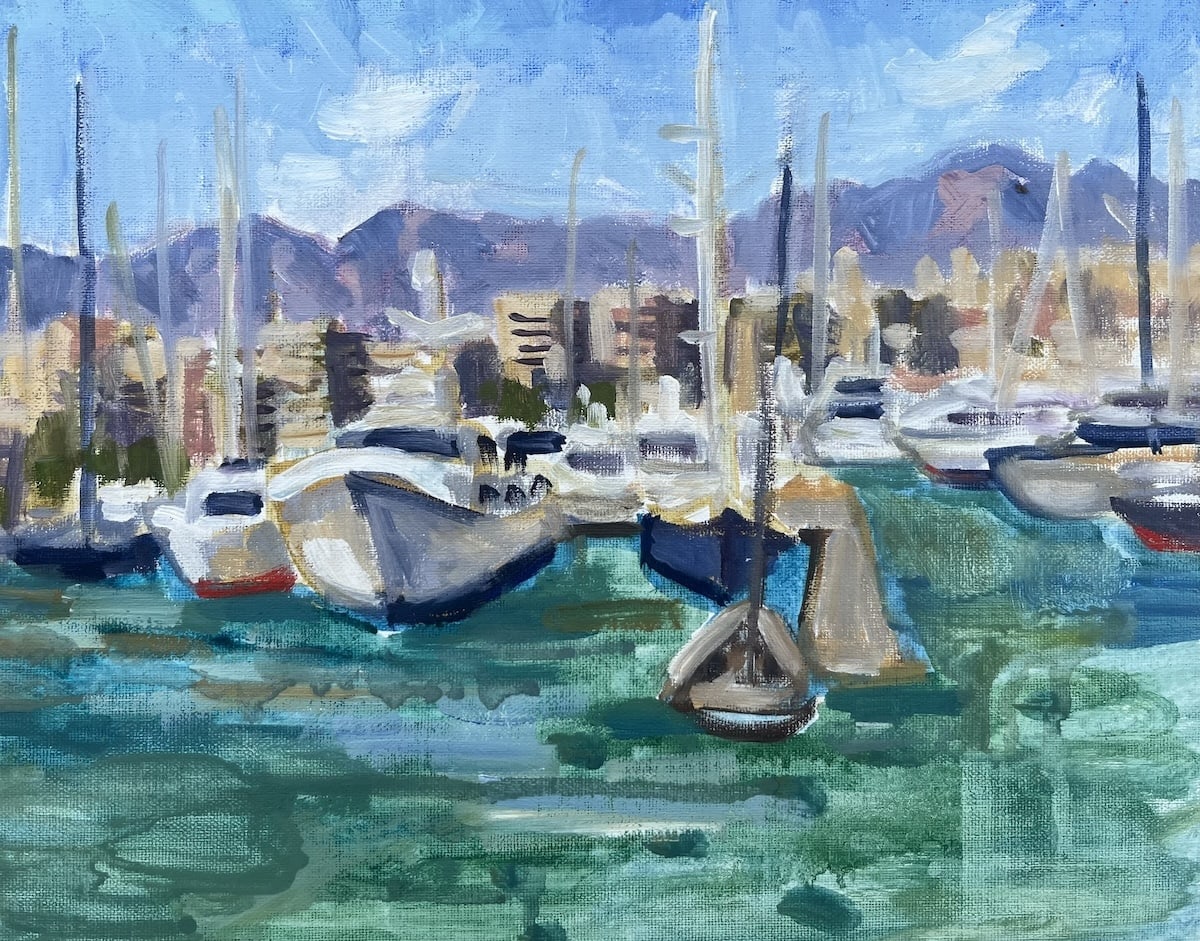 Port of Mallorca by Susan Bell