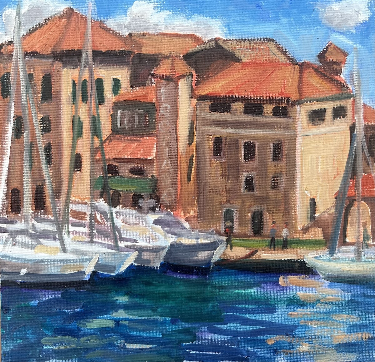 Propriano Corsica by Susan Bell