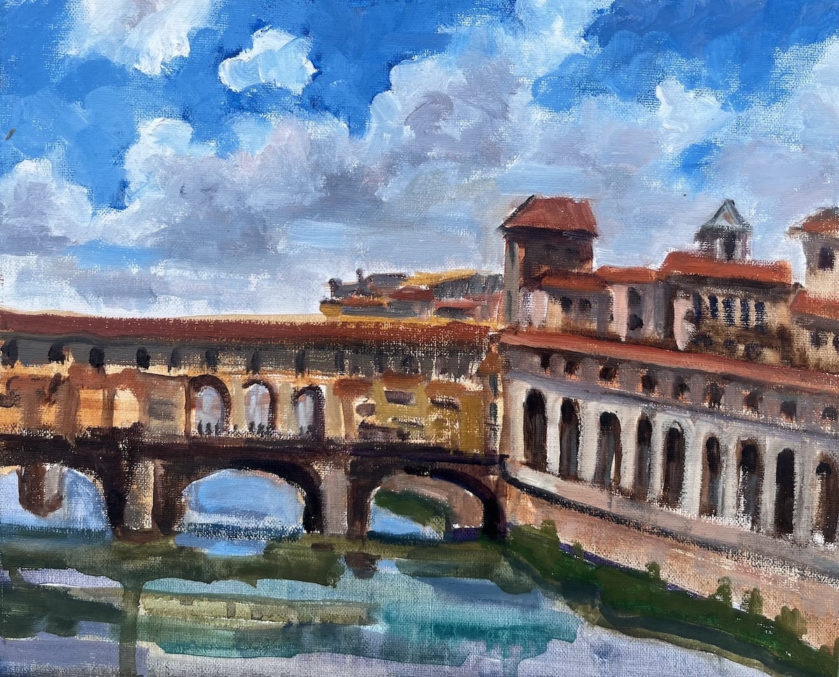 Ponte Vecchio Florence, Italy by Susan Bell