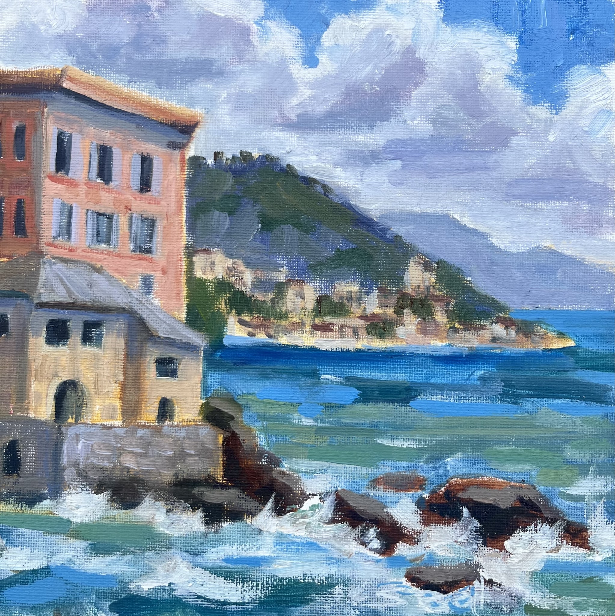 WindyDayGenoa by Susan Bell