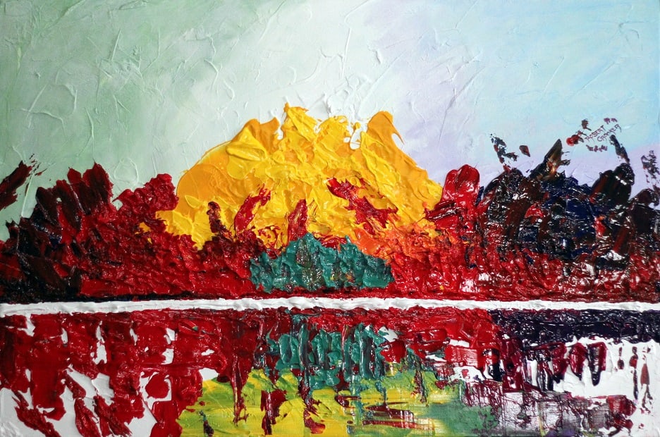 Acrylics Edge by ROBERT CROOKER ART