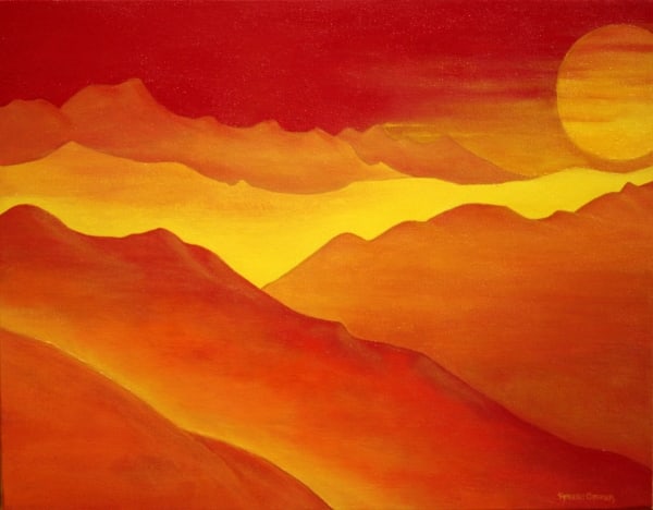 The Orange Mountains by ROBERT CROOKER ART