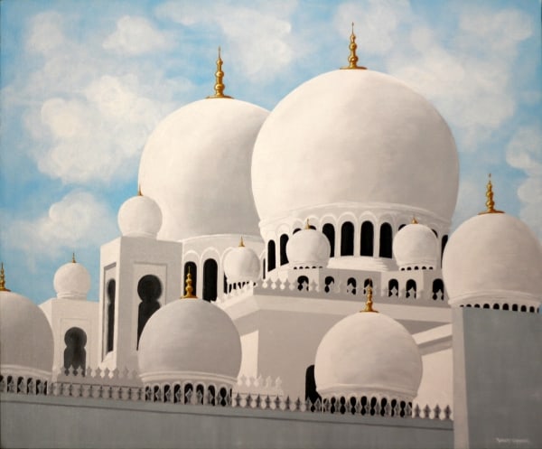 The Grand Mosque in Abu Dhabi by ROBERT CROOKER ART