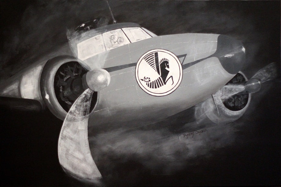 Leaving Casablanca by ROBERT CROOKER ART