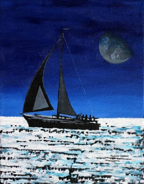 Night Sail by ROBERT CROOKER ART