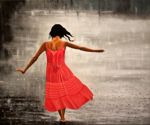 Raining in the Dance by ROBERT CROOKER ART