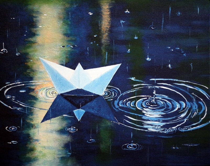 Little Jackie Paper's Boat by ROBERT CROOKER ART