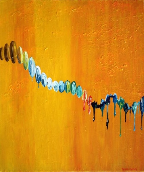 Musical Notes in the Abstract by ROBERT CROOKER ART