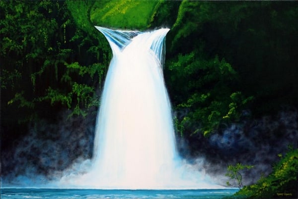 Punchbowl Falls (Eagle Creek, Oregon) by ROBERT CROOKER ART