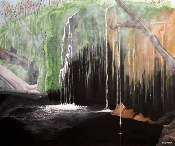 Krause Springs, Spicewood, Texas by ROBERT CROOKER ART