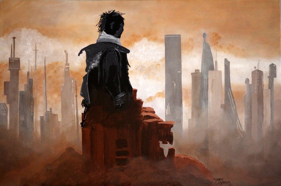 Watching the Wheels by ROBERT CROOKER ART
