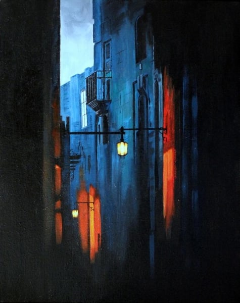 Lamp Light by ROBERT CROOKER ART
