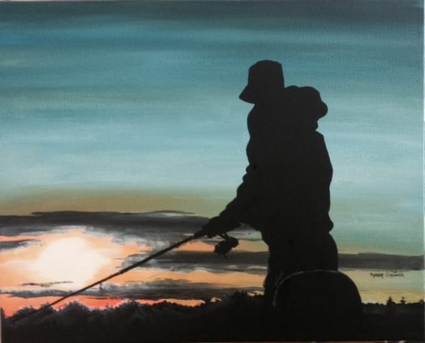 Still Fishing by ROBERT CROOKER ART