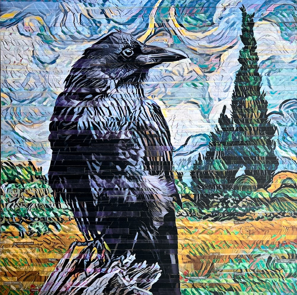 Raven on the Gogh by Lori Reed