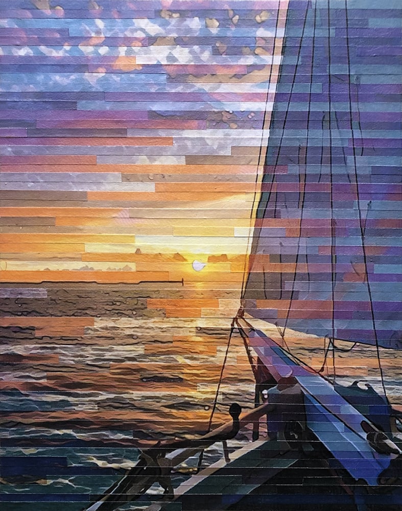 Sunset Sail by Lori Reed