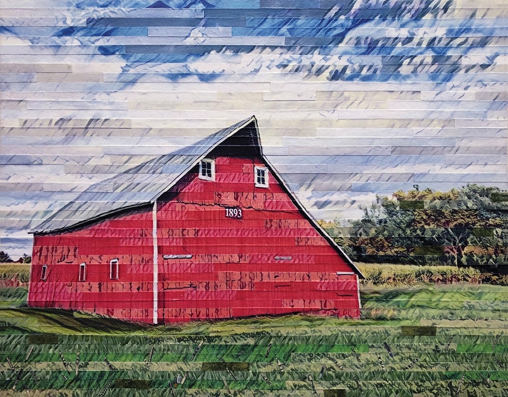 Grandpa Eklund's Barn by Lori Reed