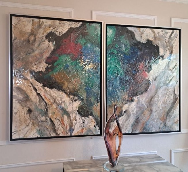 Stone Ice framed by Frank Sowells, Jr.