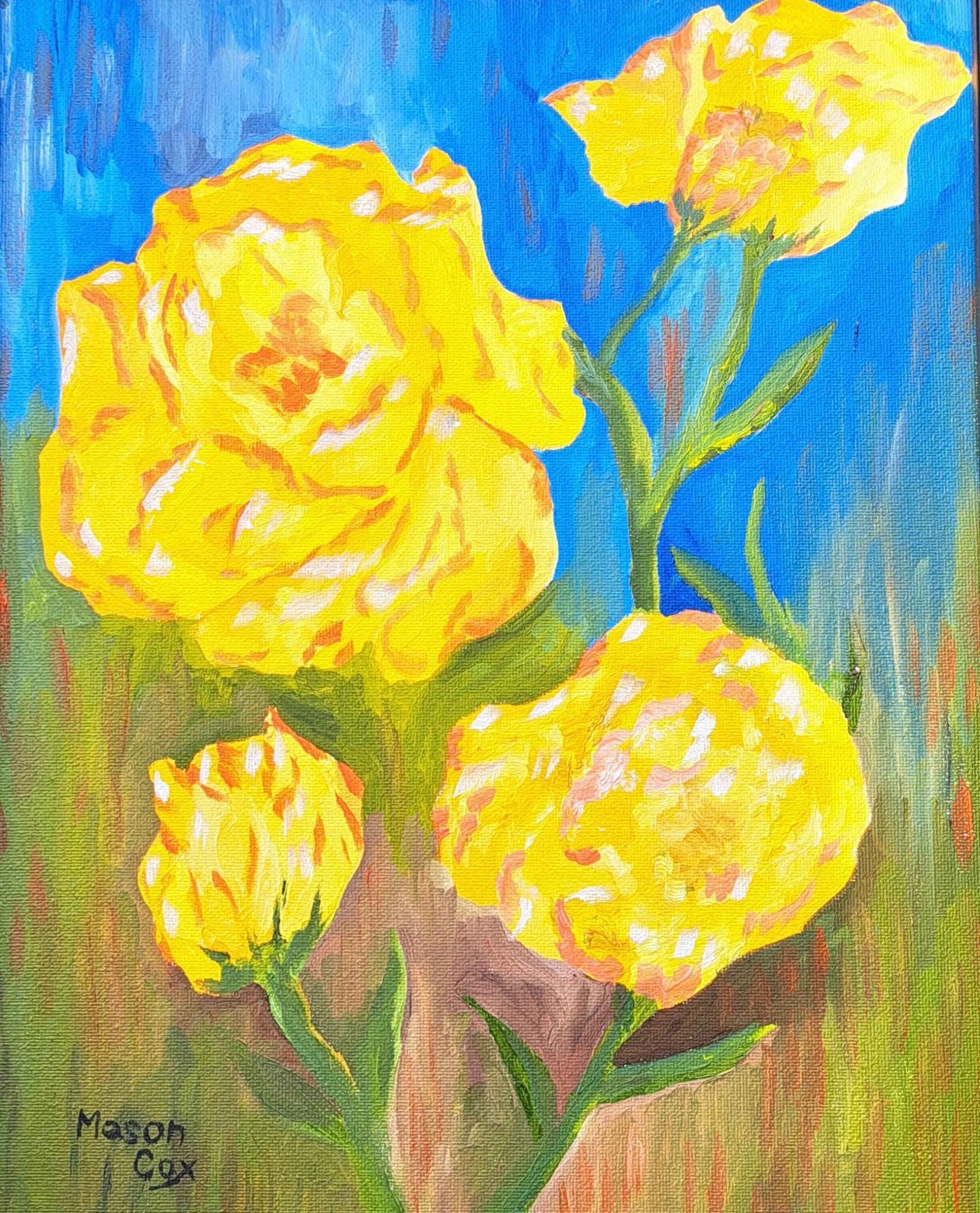 My Yellow Roses by Mason Cox
