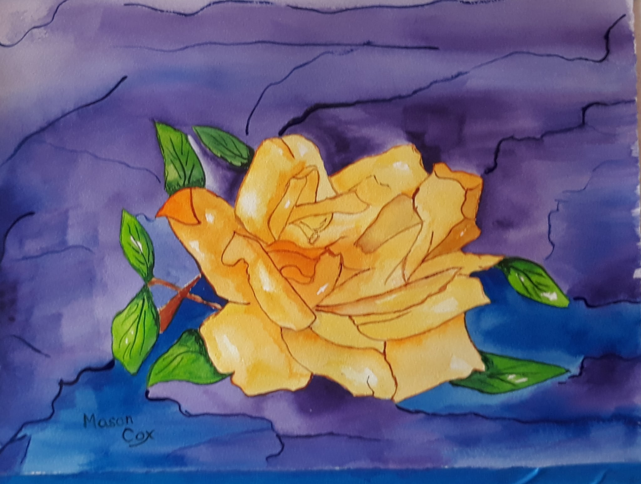 My Yellow Rose by Mason Cox