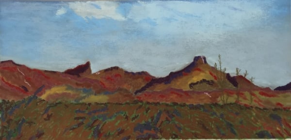 Chisos Mountains of Big Bend Texas by Mason Cox
