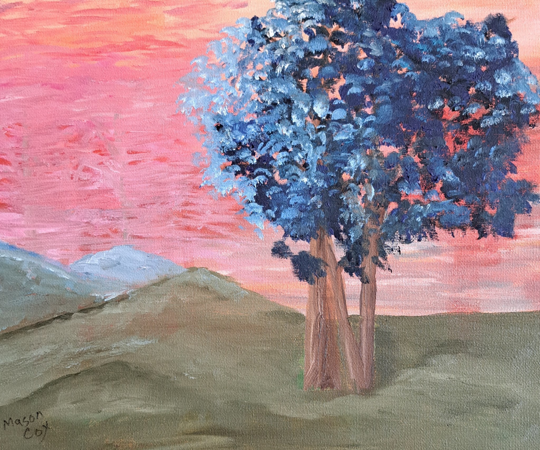 Blue Tree by Mason Cox