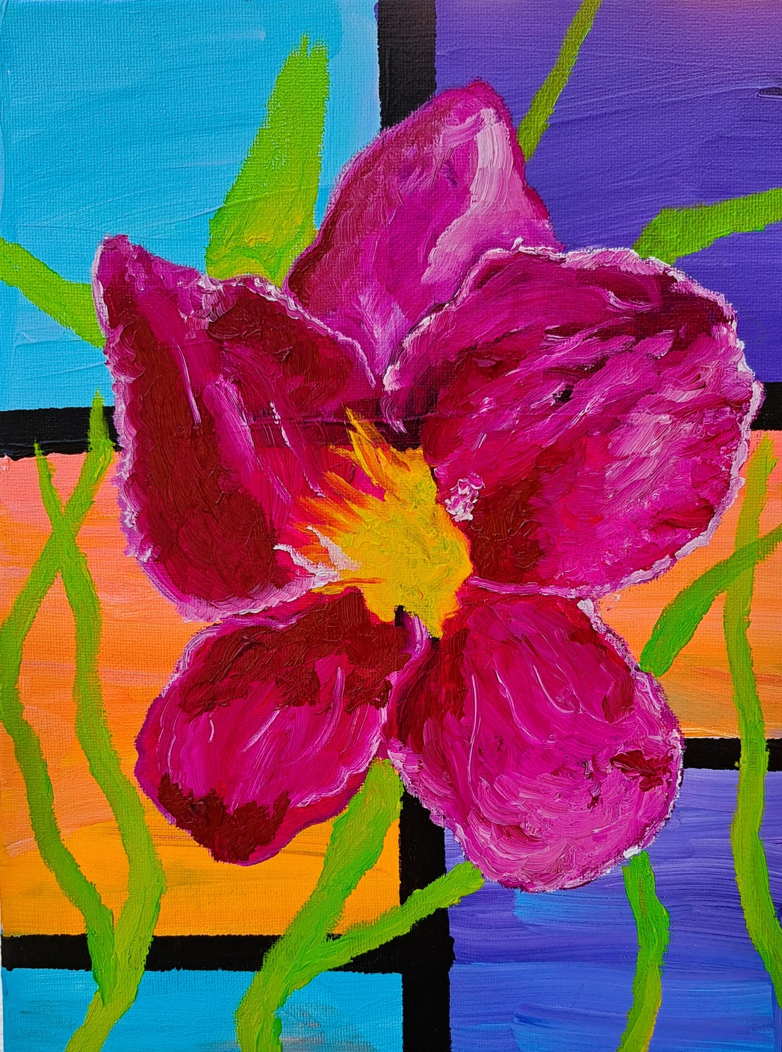 Dark Pink Daylilly by Mason Cox