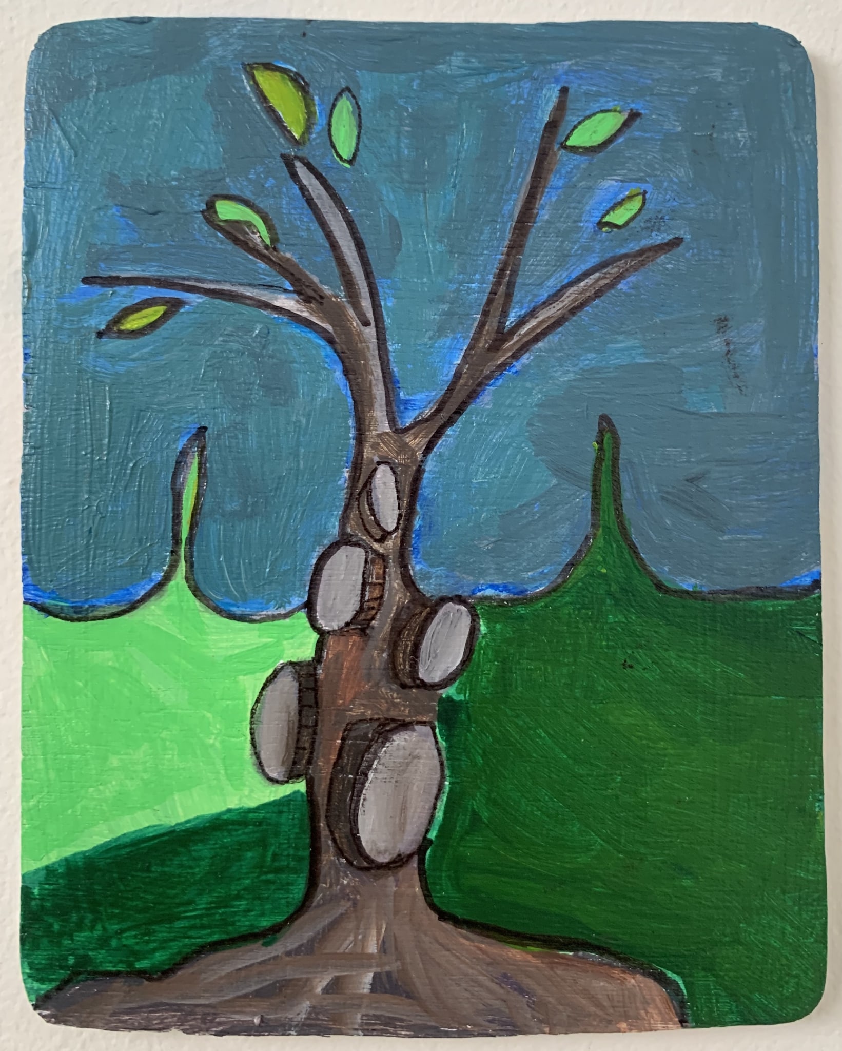 Tree with too many limbs cut off by Anna Jewel Gove