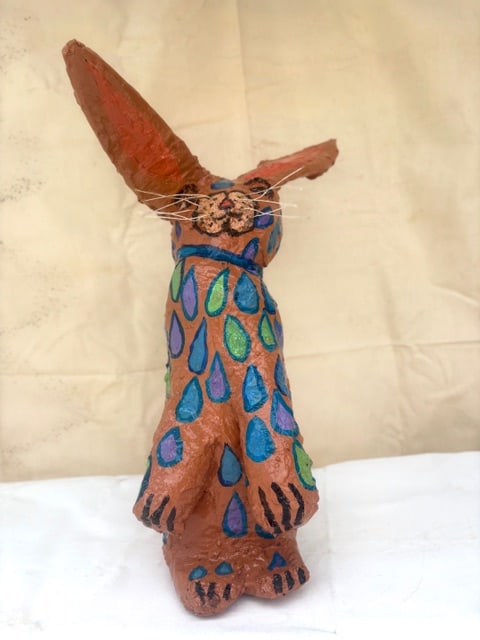 Raindrop bunny by Anna Jewel Gove
