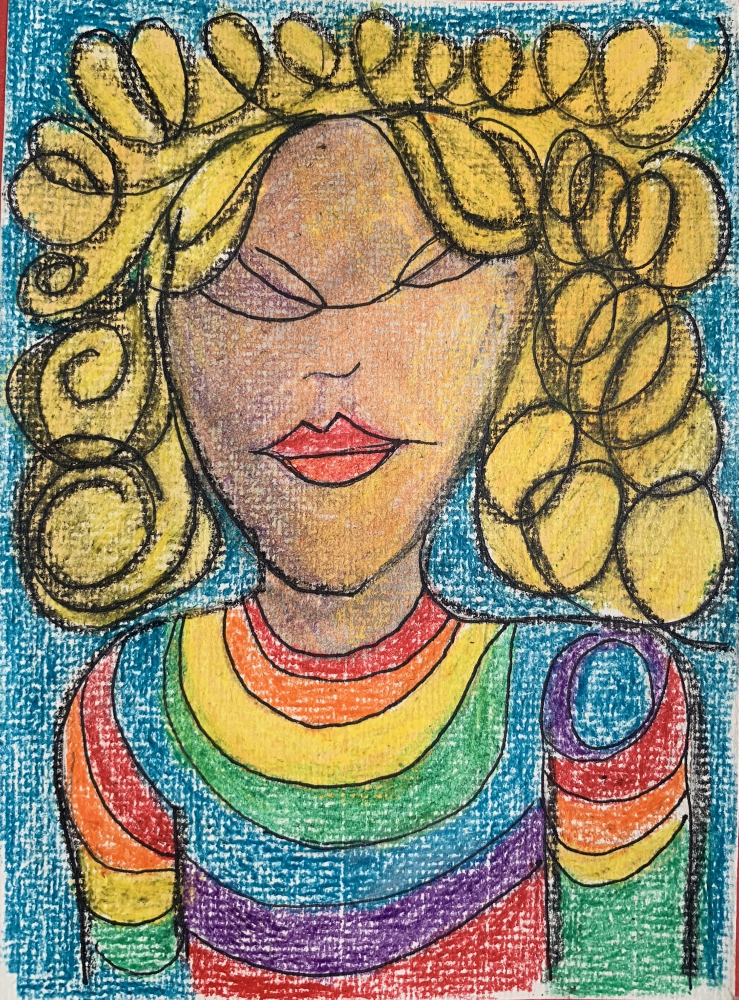 Lots of curls by Anna Jewel Gove