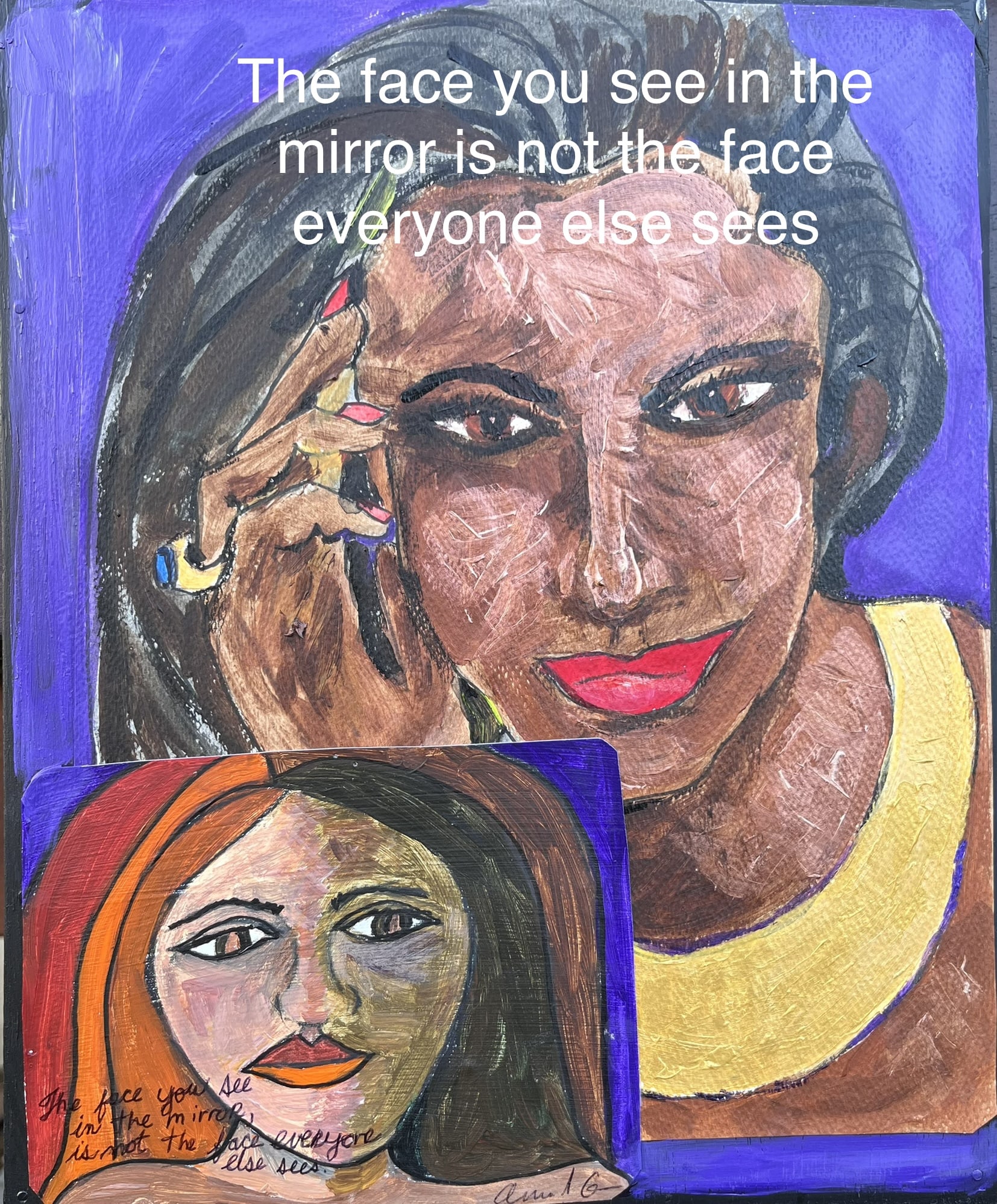 The face in the mirror by Anna Jewel Gove