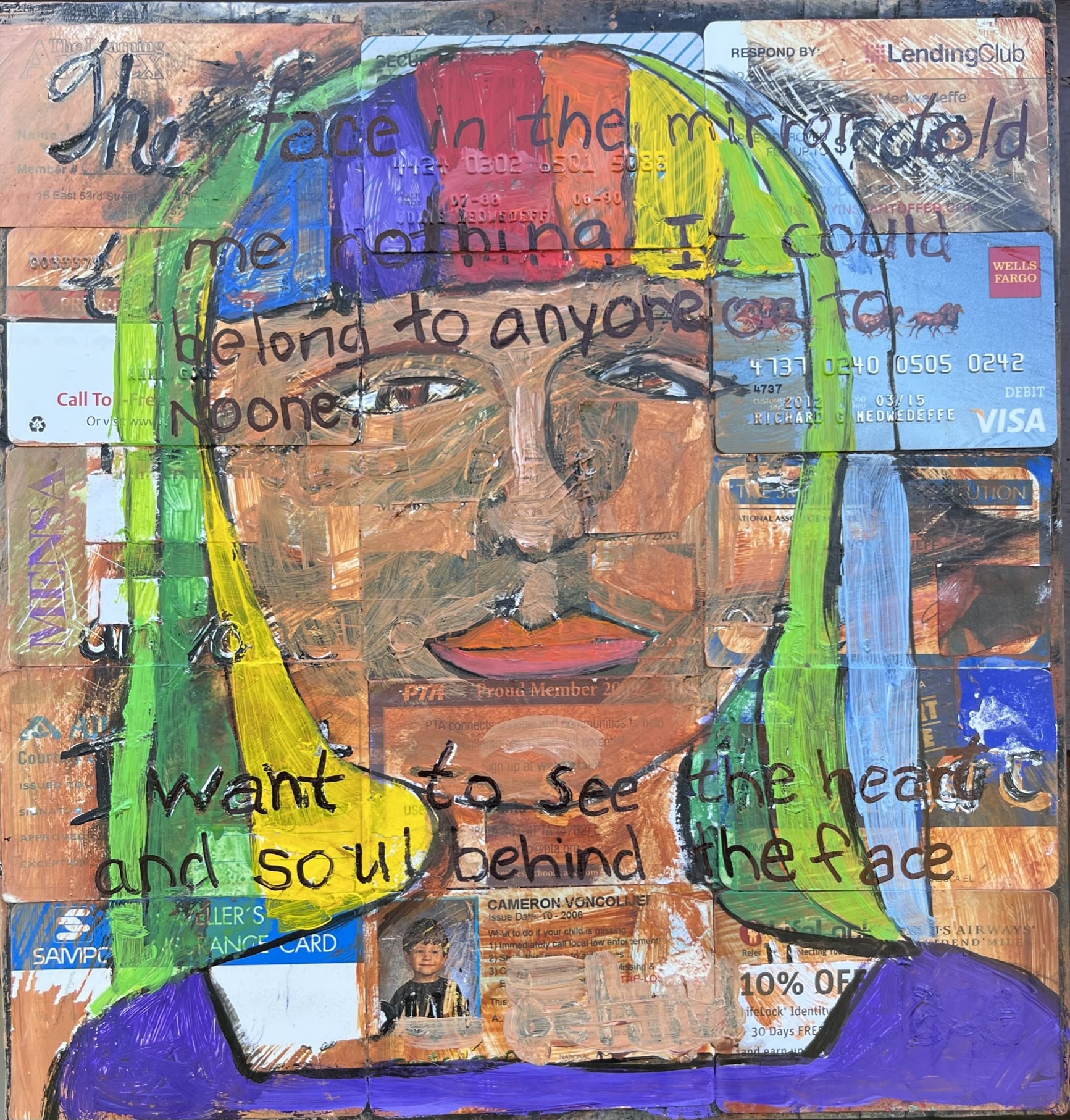 The face in the mirror by Anna Jewel Gove