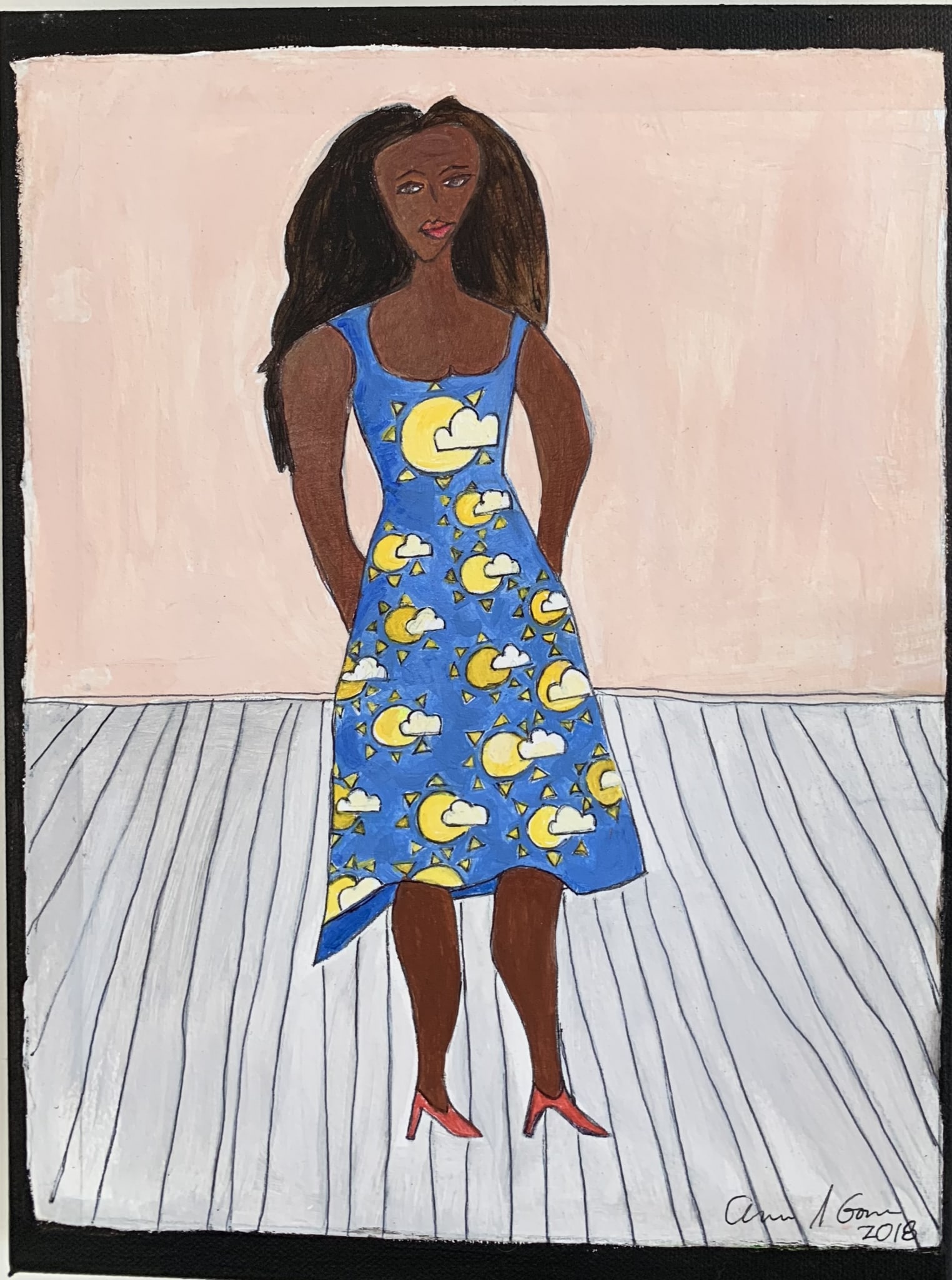 Weather Girl - Mostly Sunny by Anna Jewel Gove